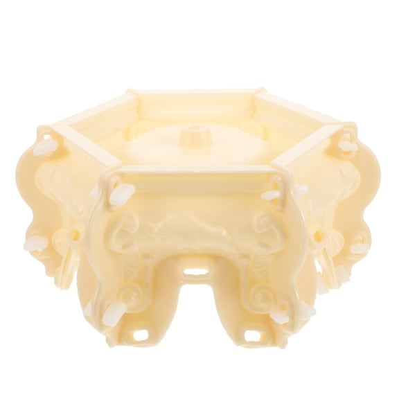 KALLORY Flower Pot Casting Mold DIY Mold Plastic Light Yellow 1Pack