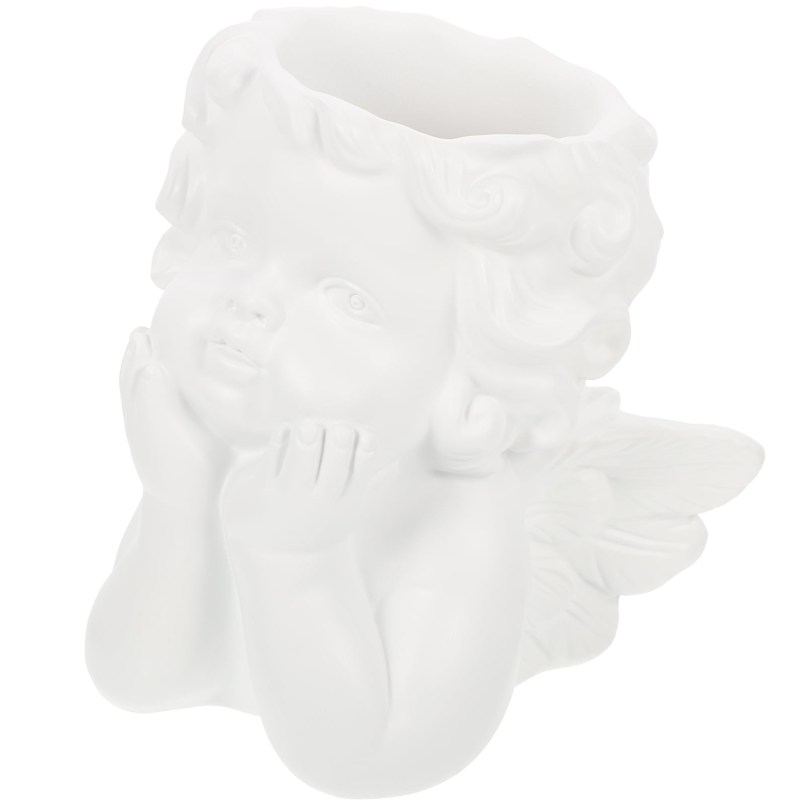 Flower Pot Dining Table Centerpieces Outdoor Statues Goddess Plant Resin Planters for Indoor