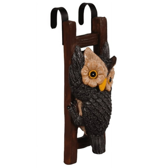 Flower Pot - Hugger Figurine - Owl (4 Pcs) Garden Decor - Get All The Fun Collections of Pot Pal Climbers - Hanging Planter Decorations - Patio Decor - Yard Decor