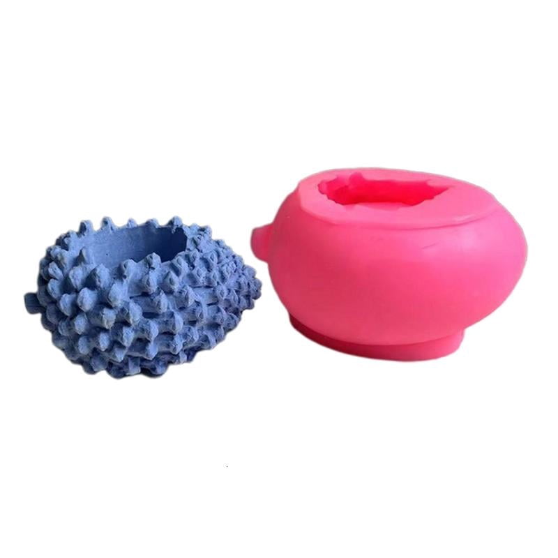 Flower Pot Mold DIY Ashtray Mold Candle Holder Storage Box Mould for DIY Crafts