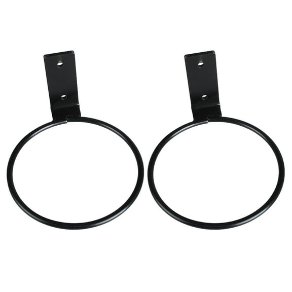 Flower Pot Planter Holder: 2pcs 6 Inch Flower Pot Ring Wall Mounted Metal Planter Hooks Hangers Wall Bracket