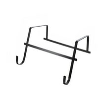 Flower Pot Rack Holder Plant Stand, Window Box Planters Holder fit Almost Any Balcony, Fence or Deck Railing, Black