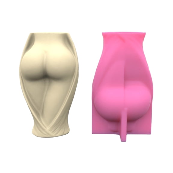 Flower Pot Silicone Mold Sexy Human Body Succulent Planter Concrete Mold DIY Craft Resin Epoxy Mold DIY Vase Pen Holder