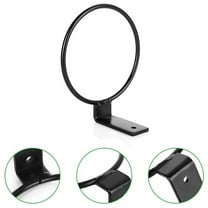 Flower Pot Stand Ring*1 Flower Pot Holder Ring Wall Mounted Metal Planter Hooks Hangers Wall Bracket Black