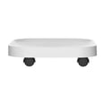thumbnail image 1 of Flower Pot Tray Flower Pot Tray Plant Saucer with Wheels Movable Plant Caddy Rolling Plant Tray Plastic Plant Saucer Square Plant Tray Plant Dolly with Wheels Plant Saucer with Wheels, 1 of 7