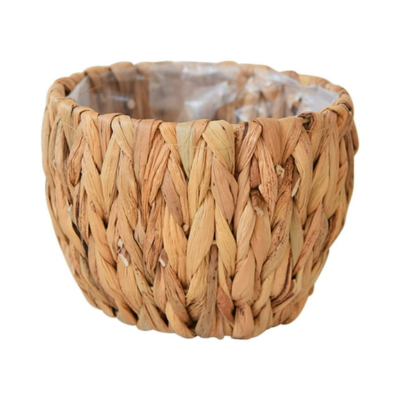 Flower Pots Cover Storage Basket Woven Basket Planter Flower Pot Garden