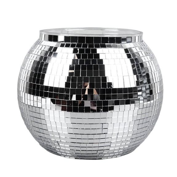 Unique Disco Ice Bucket Flower Pot for Party and Home Beverage Bucket Style Container Centerpiece for Events and Festivals