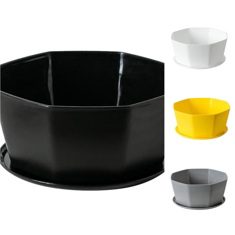 Flower Pots Large Diameter With Holes for Modern Indoor Outdoor Use Ideal for African Species and Garden