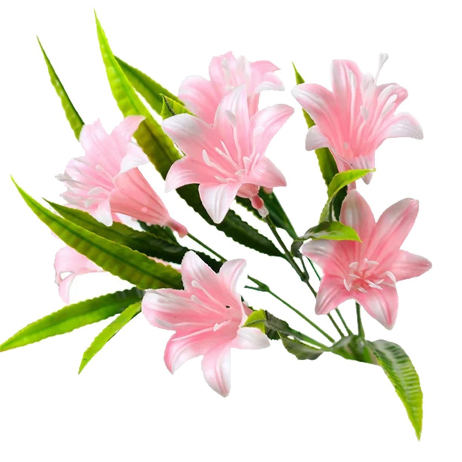 Flower Pots Outdoor Lily Flower Artificial Flower Potted Decoration