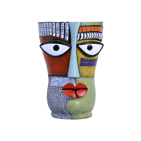 Flower Pots,Plant Pots Head Planter Face Planter With Head For Succulents Abstract Funny For Home &