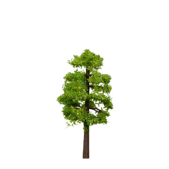Flower Pots for Indoor Plants Pointed Green Tree Model 10x10x20cm/3.9x3.9x7.9 Inches, Multi-Layer Perspective Sand Table Mini Tree