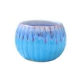 thumbnail image 1 of Flower Pots for Indoor Plants Small Colorful Decorative Planter Sleek Indoor Modern Ceramic Flower Pot for Desk Decor (Blue), 1 of 6