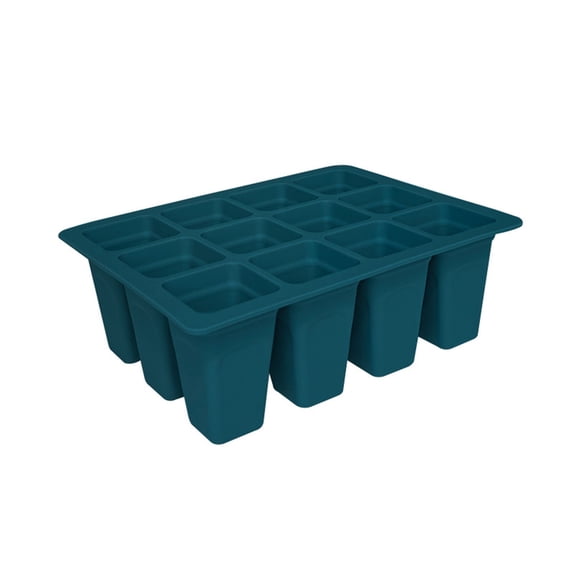 Flower Pots with Drainage, 12-Cell Nursery Pots Reusable Planting Trays for Flowers and Vegetables, Indoor and Outdoor Use