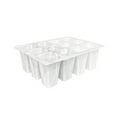 thumbnail image 1 of Flower Pots with Drainage, 12-Cell Nursery Pots Reusable Planting Trays for Flowers and Vegetables, Indoor and Outdoor Use, 1 of 6