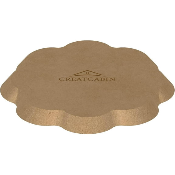 Flower Pottery Molds for Clay Ceramic Plate Forming Molds Wooden Pottery Tools Tray Molds Press Pottery Tools Clay Drying Board Ceramic Slump Molds for Making Handbuilding Plates 6x6Inch