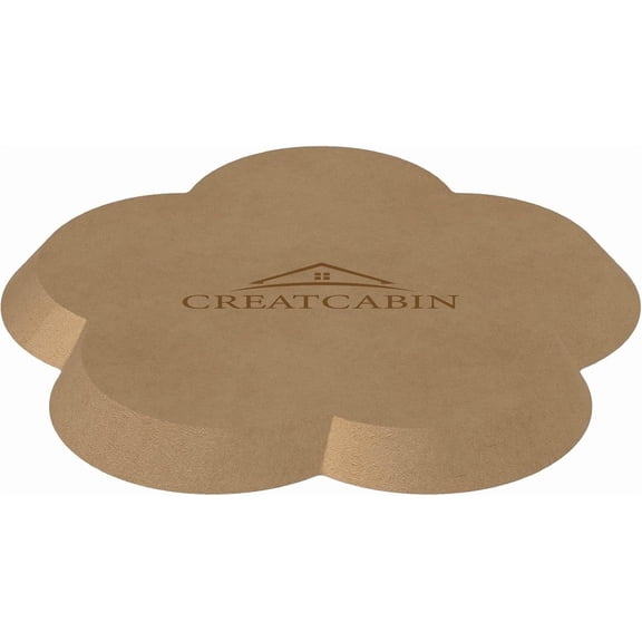Flower Pottery Molds Plate Forming Molds Wooden Ceramics Molds Plate Tray Molds Clay Tools Press Pottery Tools Clay Drying Board Ceramic Slump Molds for Making Handbuilding Plates 6x6Inch