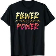 Flower Power Floral Designer Florist Flower Shop T-Shirt men and women can wear, black, white, gifts