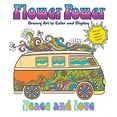 thumbnail image 1 of Pre-Owned Flower Power: Groovy Art to Color and Display Paperback, 1 of 1