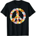 thumbnail image 1 of Flower Power I Peace Sign I Hippie I Flower T-Shirt, 1 of 3