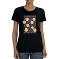 thumbnail image 1 of Flower Power Sunflower Shaped T-Shirt Women -Image by Shutterstock, Female 3X-Large, 1 of 4