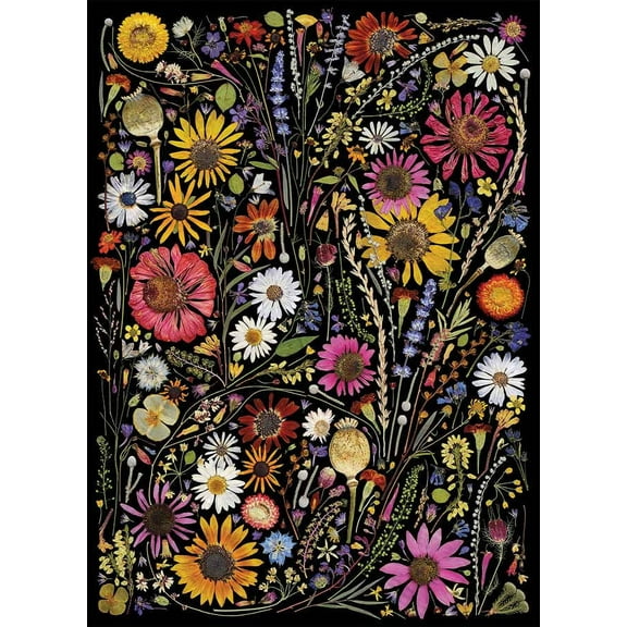 Flower Press: Happiness