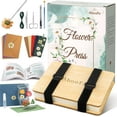 thumbnail image 1 of Flower Press Kit, Large Wooden Flower Pressing Kit for Adults Kids, 6 Layers 6.3 x 8.3 Inch Flower Press Leaf Pressing Kit to Making Dried Plants, DIY Flower Preservation Kit Crafts, 1 of 9