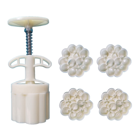Flower Press Mold Cookie Stamps Chinese MidAutumn Cake Makers Decoration Tool for Cookie