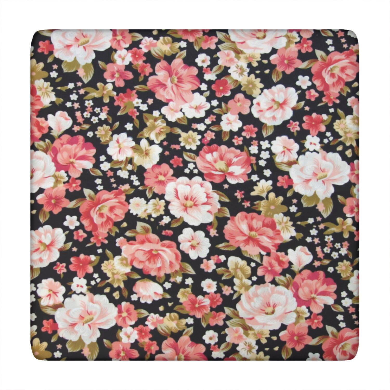 Squared Tropical Flower Table Cover main image 0