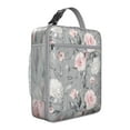 thumbnail image 1 of Flower Print Portable Lunch Bag – Thermal Insulated Soft Cooler for Daily Work Meals & Adventures, 1 of 5