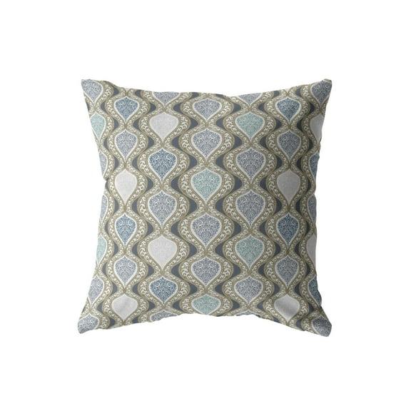 Amrita Sen Designs Amrita Sen Flower Prism Indoor Outdoor Pillow 20" x 20"