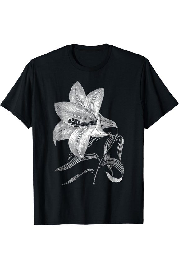 Flower Retro Vintage Floral Graphic Gift T-Shirt