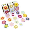thumbnail image 1 of Flower Roll Sticker Asst (3 Rolls) - Stationery - 3 Pieces, 1 of 2