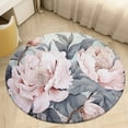 thumbnail image 1 of Flower Round Area Rugs for Bedroom Living Room, 5FT Soft Indoor Circle Carpets, Carpet Home Decor Floor Mat, 1 of 8