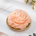 thumbnail image 1 of Flower Scented Candle with Aroma Ornament, Soy Wax Blend for Home Fragrance, Romantic Gift for Couples, Long Burning and Clean Flame for Living Room Bedroom, Decorative Glass Jar, 1 of 3