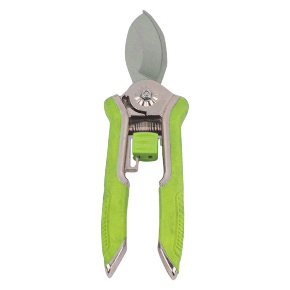 Flower Scissors with Curved Edges Shears for Hard to Reach Areas Durability Steel Construction Ergonomic Grip
