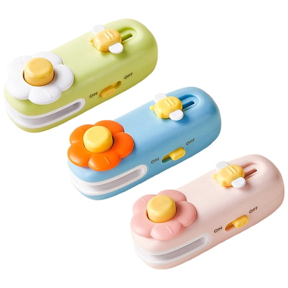 Flower Sealing Machine， 2025 New Bag Sealing and Cutting Machine 2 in 1 Bag Heat Sealer Portable Vacuum Bag Sealing Compact Heat Sealer (Snack ) Plastic Bag Re Sealing Machine