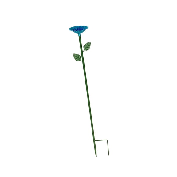 Flower Shape Bees and Butterfly Bath Bowl Watering Stake Watering Station for Garden Backyard Decors Bees Watering Suppl