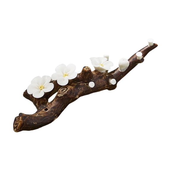 Flower Shape Ceramic Brush Pen Rest Brush Holder Drying Stand Ceramic Paperweight For Beginner