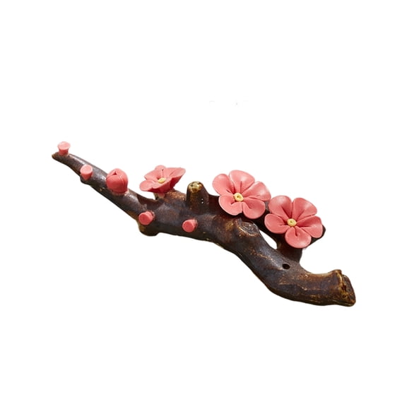 Flower Shape Ceramic Brush Rest Calligraphy Brush Holder Brush Drying Stand