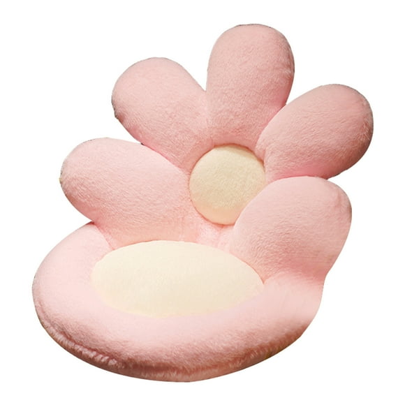 Flower Shape Chair Pillow Cute Seat Cushion 19 inch Comfy Lazy Sofa Floor Pillows Dorm Seating for Bedroom Decor Green