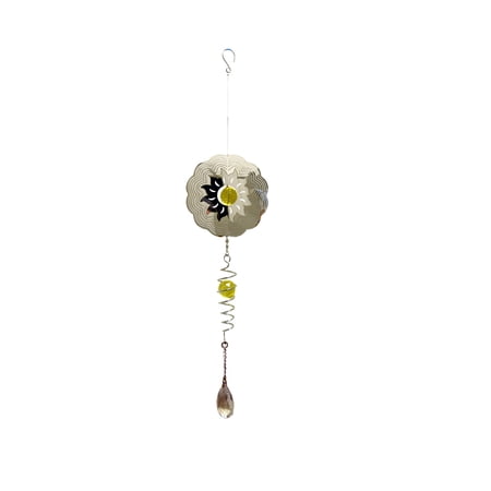 Flower Shape Crystal Spiral Tail New