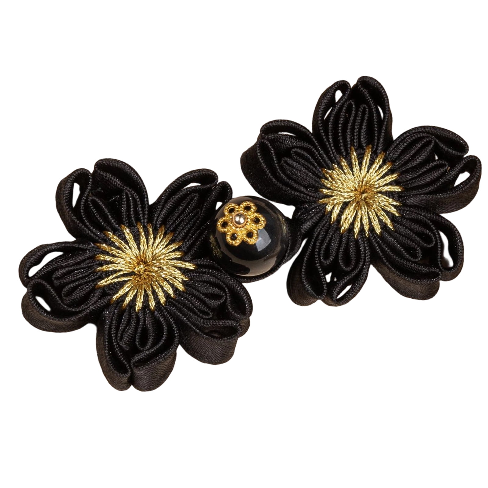 Flower Shape Fabric Cheongsam Button Traditional Chinese Knot Buttons ...