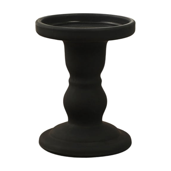 Flower Shape Glass Candlestick Holder, Minimalist Geometric Tabletop Candle Stand For Living Room And Bedroom Decor, 5.5 Inches