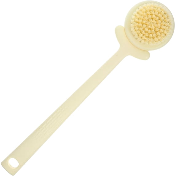Flower-Shaped Bath Brush with Soft Bristle Body Scrubber and Long ...