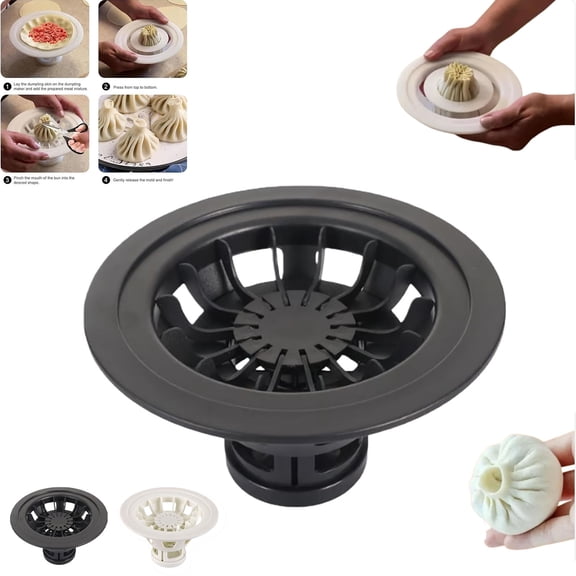 Flower Shaped Bun & Dumpling Machine, Steam Bun Dumpling Maker Mold, Food-Grade Molds, Steamed Bun Maker For Homemade Dumplings & Pastries, For Beginners & Chefs