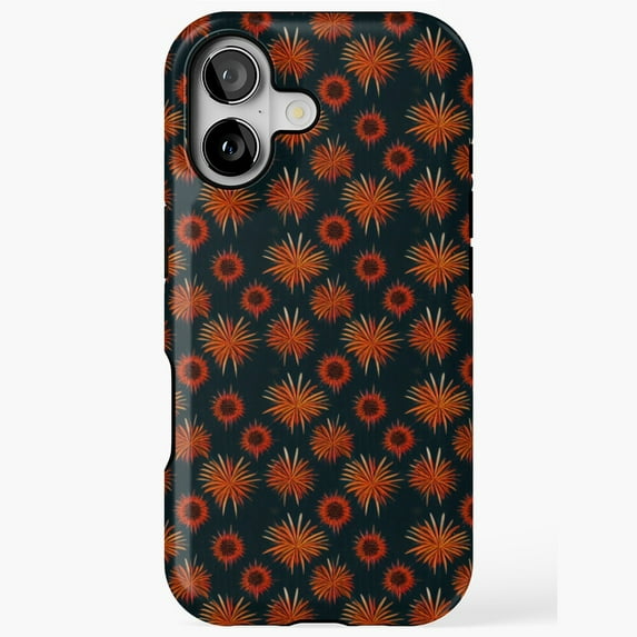 Flower Shaped Burst Colorful Pattern iPhone Case 17 through 11 Pro Max