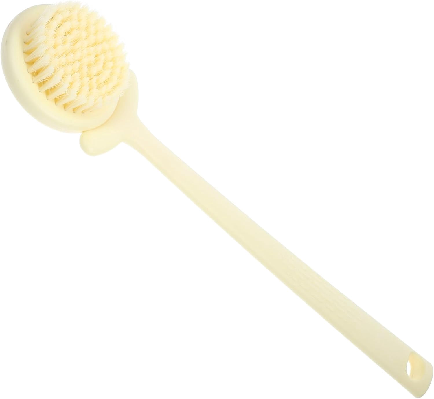Flower-Shaped Exfoliating Bath Brush with Long Handle, Soft Bristles ...