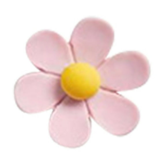 Flower Shaped Fridge Magnets, Cute Flower Magnets for Refrigerator Decor, Durable Strong Magnetic Whiteboard Magnet Decor for Kitchen, Office, Home Organization and Gift Giving, 1Pc(Pink,1x1")