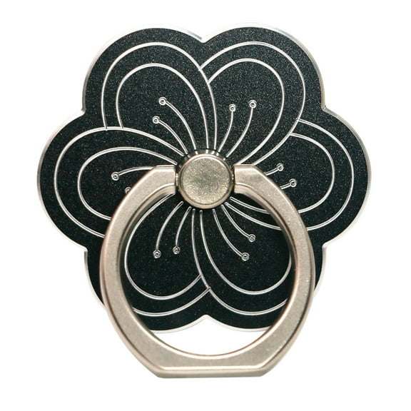 Flower-Shaped Phone Ring Holder - 360° Rotation, Metal Grip - Anti-Drop, Multi-Functional - for All Smartphones, Car Mount