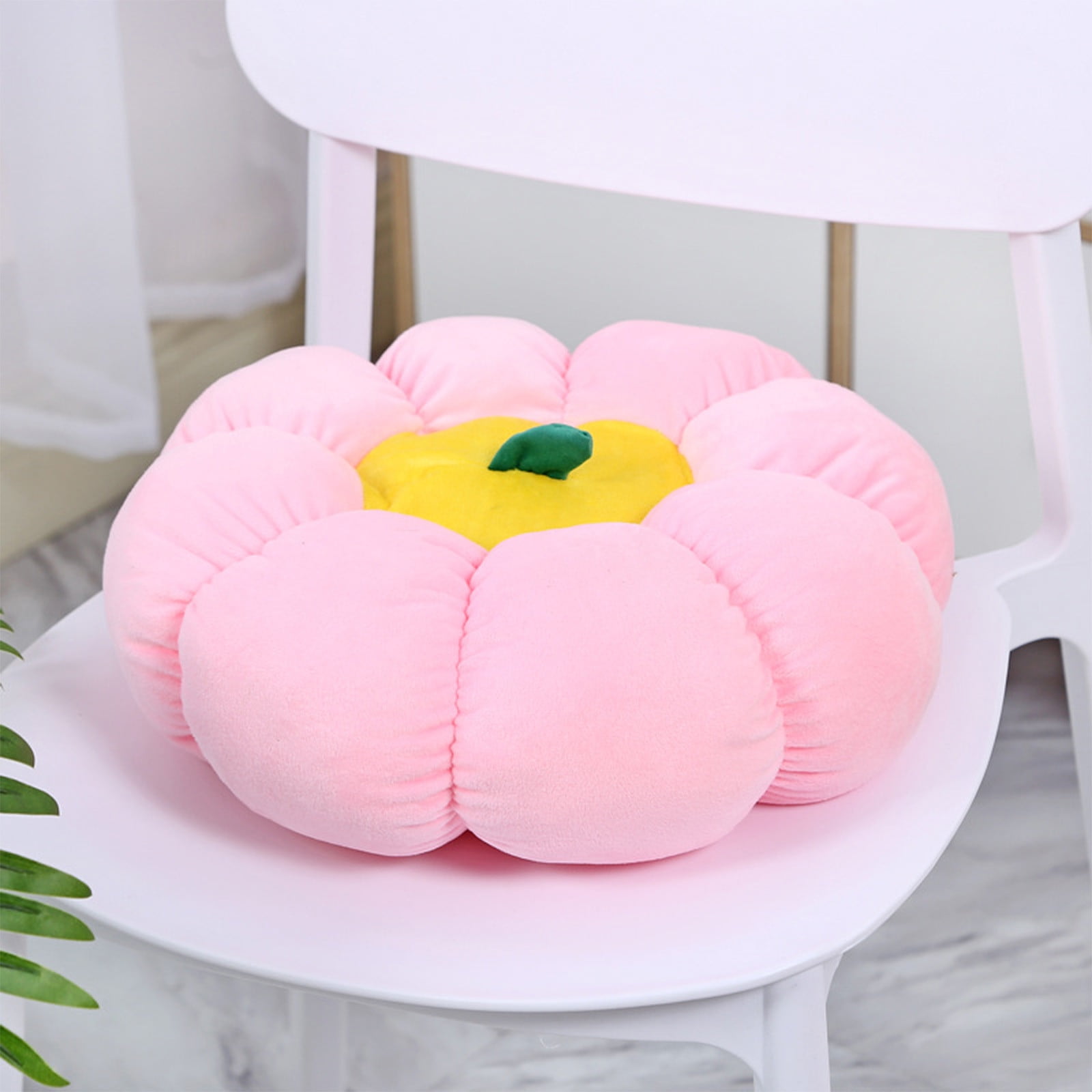 Flower Shaped Pillows, Meditation Floor Cushion for Adults, Cute